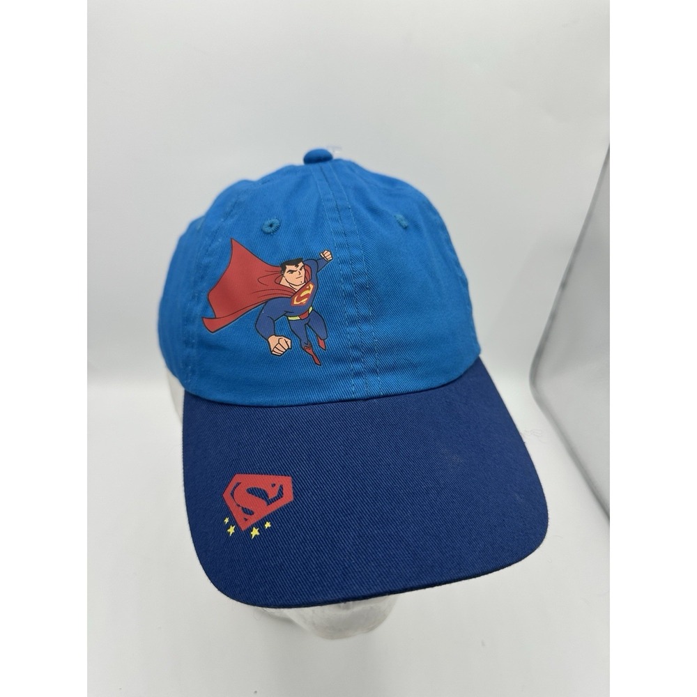 Superman Dad Hat Blue Adjustable Strapback Warner Bros Studio Tour New OSFM